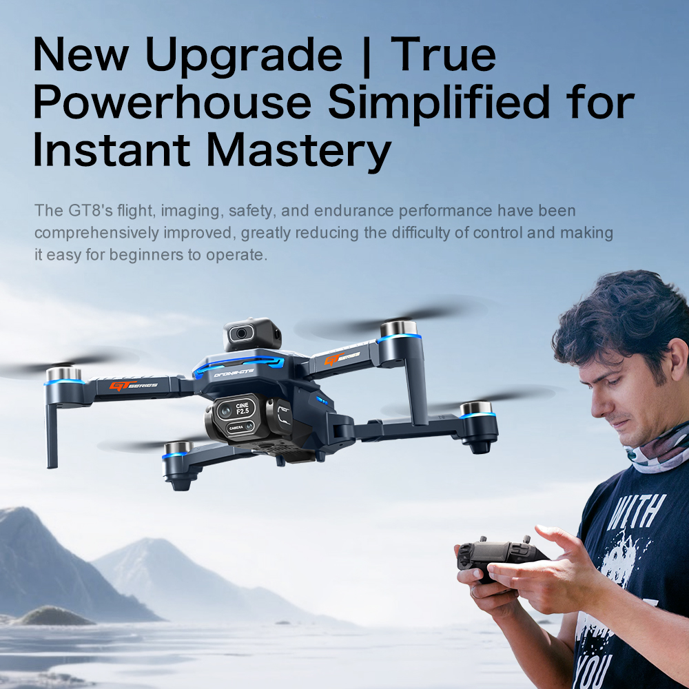 Original GT8 drone 8K HD dual  - đánh giá và giá Jjrc Drone X12