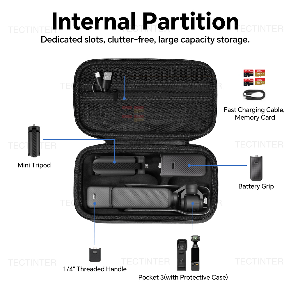 Carrying Case For DJI OSMO Poc - đánh giá và giá Drone Gimbal Case